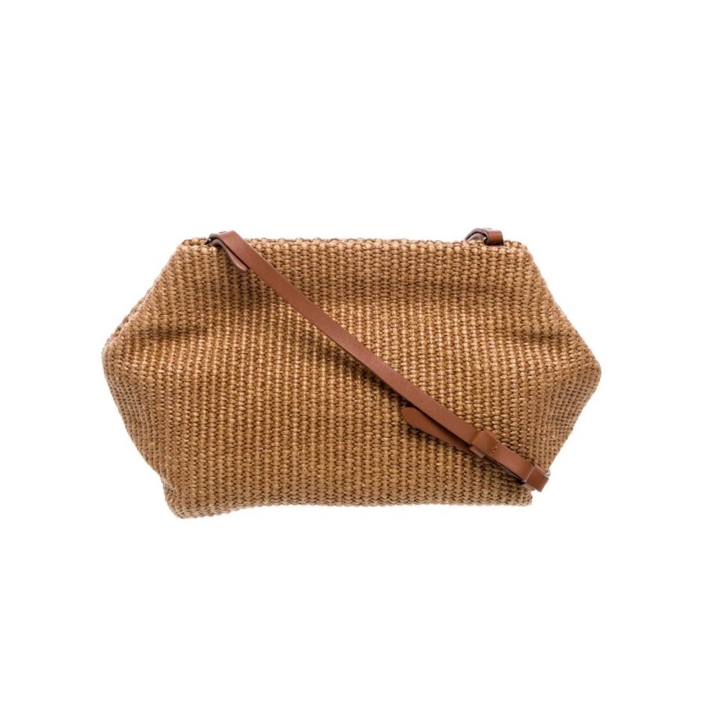 Brunello Cucinelli raffia cross body bag